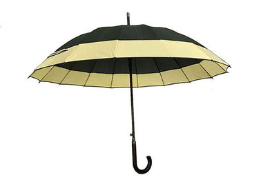 Punho de borracha dos reforços abertos Windproof da polegada 16 do guarda-chuva 25 da vara do automóvel do esporte