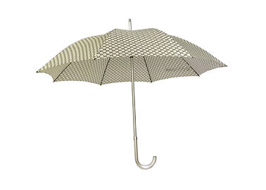 Diâmetro aberto de alumínio personalizado 100-103cm da tela do poliéster/Pongee do guarda-chuva