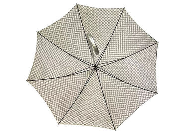 Diâmetro aberto de alumínio personalizado 100-103cm da tela do poliéster/Pongee do guarda-chuva