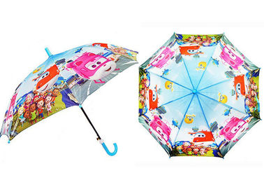 Guarda-chuva aberto automático do tamanho da criança, impressão do projeto da forma dos meninos do guarda-chuva das crianças