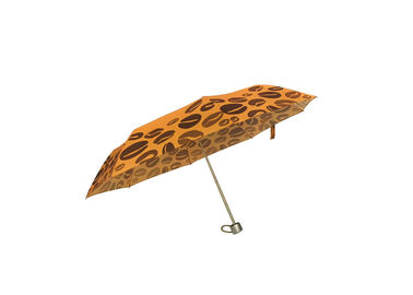 Mini guarda-chuva forte de três dobras, projeto personalizado do golfe guarda-chuva dobrável