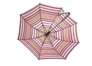 Guarda-chuva listrado da chuva das crianças do alumínio colorido, guarda-chuva portátil para a chuva e vento