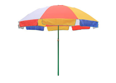 Eixo imprimindo feito sob encomenda UV relativo à promoção do aço do poliéster 170g do guarda-chuva de praia