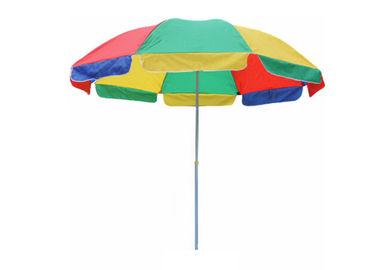 Eixo imprimindo feito sob encomenda UV relativo à promoção do aço do poliéster 170g do guarda-chuva de praia