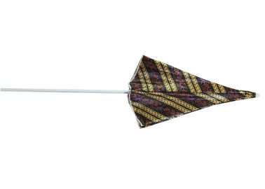 Guarda-chuva de praia portátil impermeável resistente, tela exterior do cetim do guarda-chuva do pátio