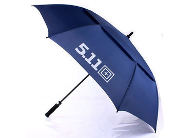 Promoção preta guarda-chuva exalado 30 polegadas do golfe, grande guarda-chuva do golfe Windproof