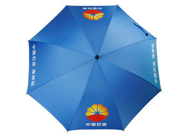 Reforços Windproof do metal do preto da fibra do carbono dos guarda-chuvas do golfe de Bule para a promoção