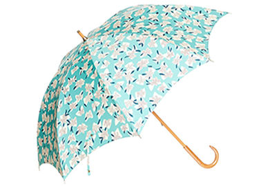 23&quot; em linha reta projeto curvado conveniente da cabeça do guarda-chuva do punho do guarda-chuva de madeira