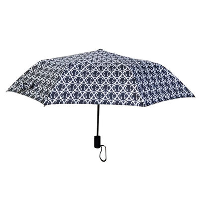 Guarda-chuva dobrável revestido de borracha do diâmetro 98cm do punho do GV