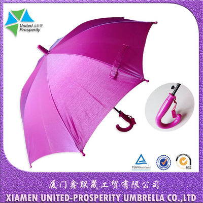Punho plástico Mini Umbrella For Kids Windproof do gancho do GV
