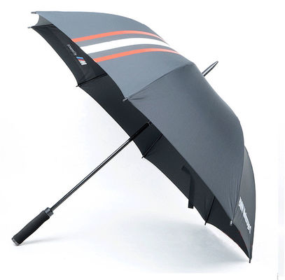 O manual do punho da fibra de vidro do TUV fecha guarda-chuvas Windproof do golfe