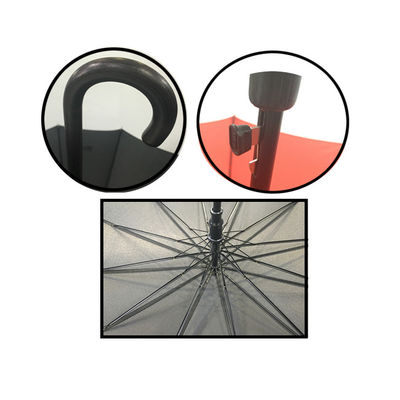 Auto 23 polegadas abertas dos guarda-chuvas Windproof do golfe dos reforços do metal 12