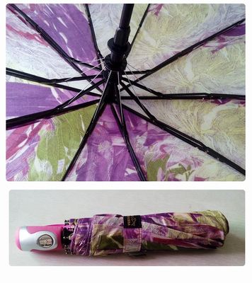 2 impermeáveis/Windproof do parasol guarda-chuva colorido de dobramento para mulheres