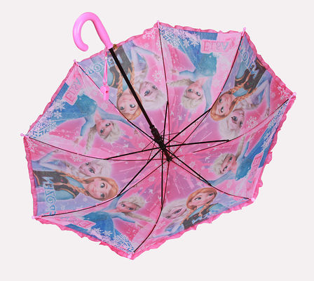 Guarda-chuva bonito da princesa Printing J Manipulação Disney para crianças