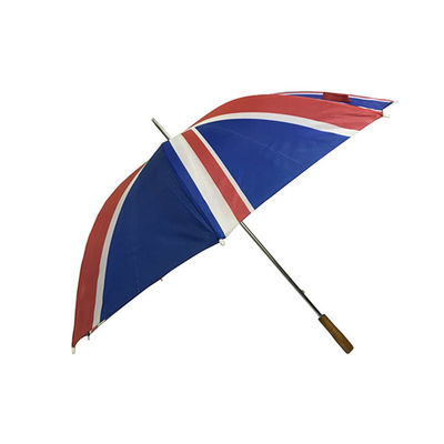 Bandeira BRITÂNICA guarda-chuvas relativos à promoção impressos do golfe da tela do poliéster