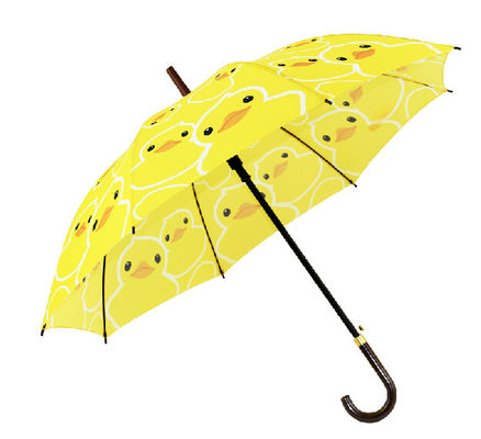 Do punho amarelo bonito do pato J das crianças guarda-chuva compacto do golfe