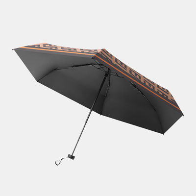 Mini tela de dobramento compacta ultra clara UV do Pongee do guarda-chuva da proteção