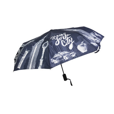O auto metal inquebrável próximo aberto marca a impressão de tela de seda do guarda-chuva da tempestade