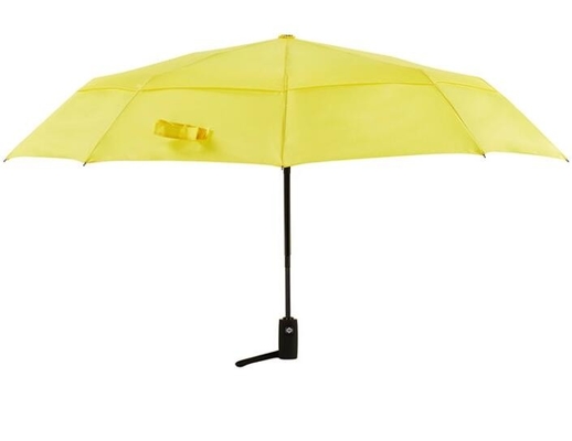 A fibra de vidro dobrável marca o guarda-chuva Windproof do estojo compacto do Pongee