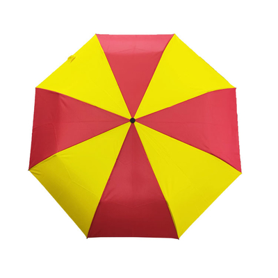 O TUV certificou o guarda-chuva Windproof dobrável dos homens do poliéster 190T