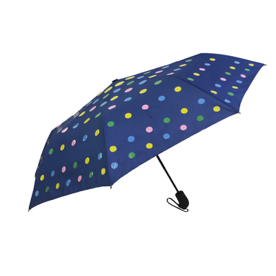3 fantásticos guarda-chuva em mudança de dobramento da cor do Pongee
