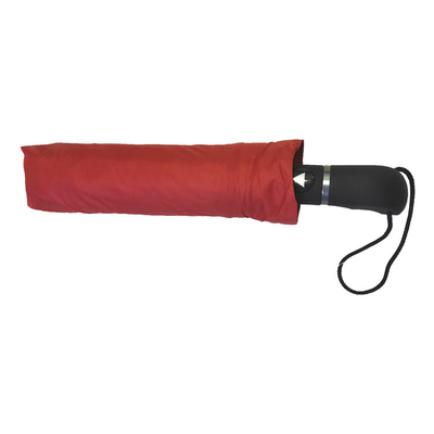 O Pongee de revestimento preto 3 de 10 reforços dobra o guarda-chuva automático com para os homens