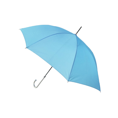 Guarda-chuva impermeável reto do Pongee do OEM com punho de alumínio