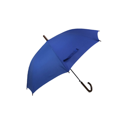 Guarda-chuva relativo à promoção do presente da cor sólida Windproof do GV com punho de madeira