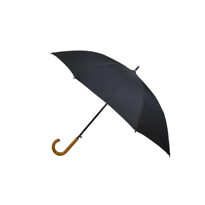 Guarda-chuva aberto impermeável do punho de madeira da dupla camada auto