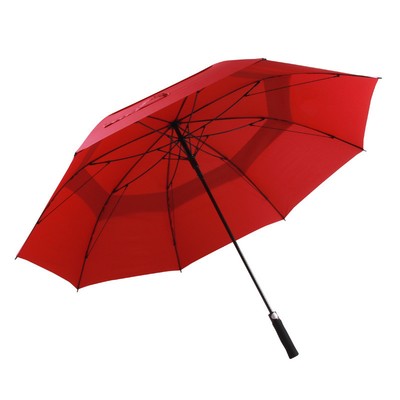 fibra de vidro resistente Logo Promotional Golf Umbrella do vento 33inch