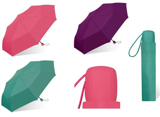 42&quot; guarda-chuva aberto de Mini Folding Solid Color Manual do ARCO