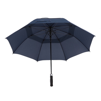 Guarda-chuva relativo à promoção da chuva do golfe da dupla camada do Pongee 190T