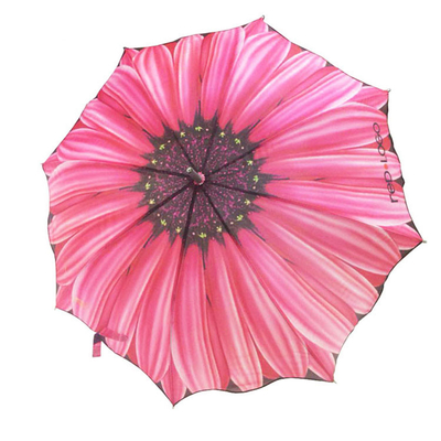A flor EN71 criativa deu forma 3 ao guarda-chuva de dobramento 23 Inchx8K para senhoras