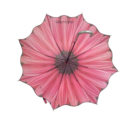 A flor EN71 criativa deu forma 3 ao guarda-chuva de dobramento 23 Inchx8K para senhoras