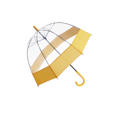 Cópia automática do PVC Apollo Umbrella With Custom Logo da forma transparente da abóbada