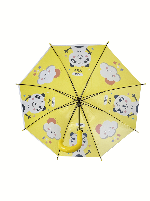 2025 New Design OEM 19 Inches Dome Cartão e Animais Super Impermeável Paraguas Para Crianças POE PVC
