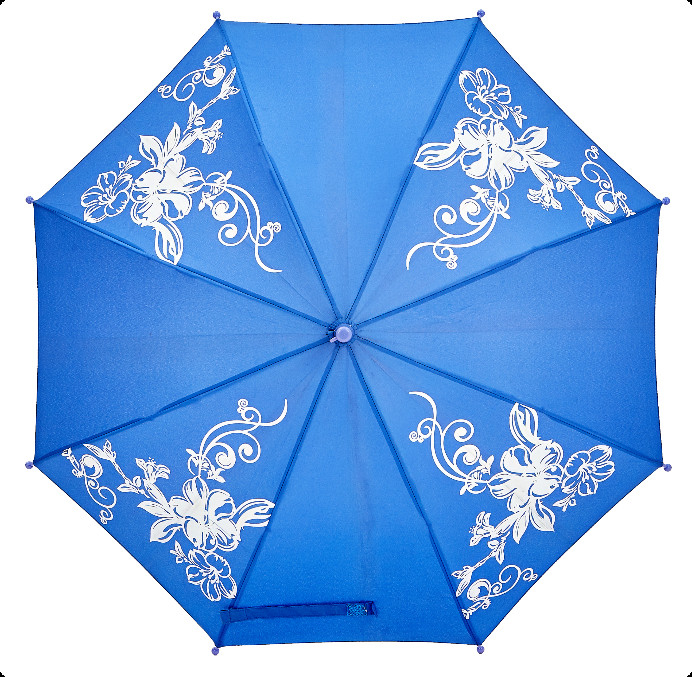 Tecido de guarda-chuva mágico que muda de cor quando exposto à água