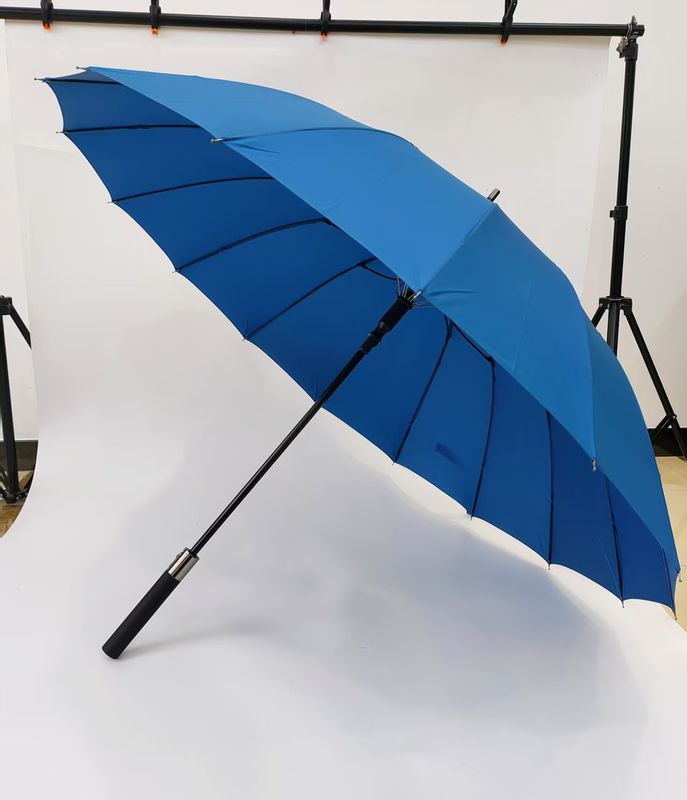 29 polegadas durável e elegante Compacto guarda-chuva de golfe Pongee tecido e estrutura de fibra de vidro, personalização de cores